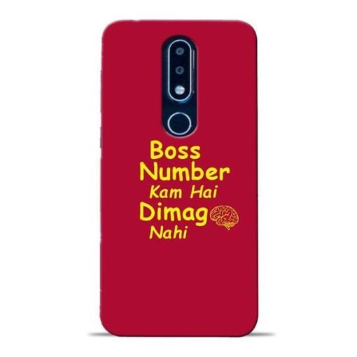 Boss Number Nokia 6.1 Plus Mobile Cover