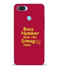 Boss Number Oppo Realme 2 Pro Mobile Cover