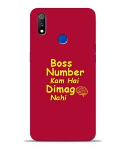Boss Number Oppo Realme 3 Pro Mobile Cover