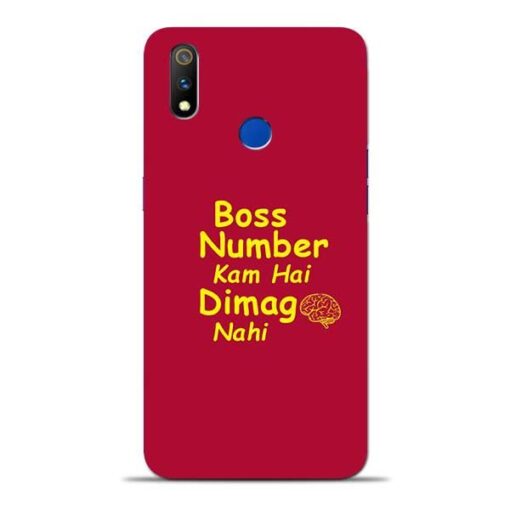 Boss Number Oppo Realme 3 Pro Mobile Cover