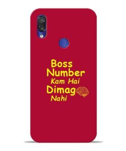 Boss Number Xiaomi Redmi Note 7 Mobile Cover