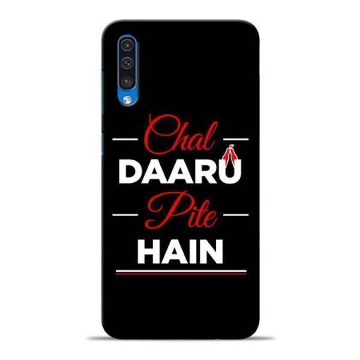 Chal Daru Pite H Samsung A50 Mobile Cover