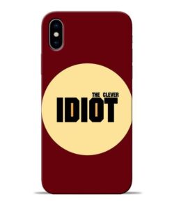 Clever Idiot Apple iPhone X Mobile Cover