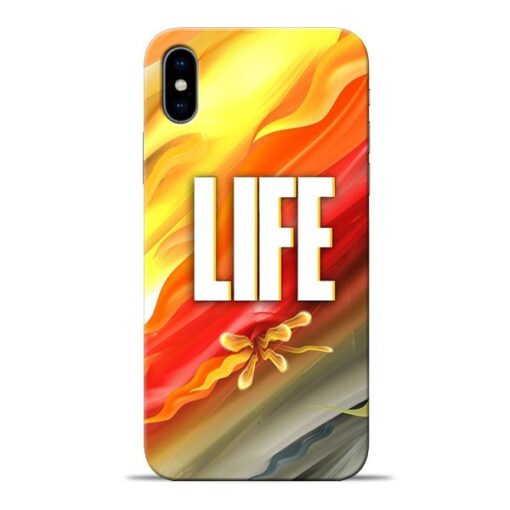 Colorful Life Apple iPhone X Mobile Cover