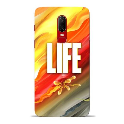 Colorful Life Oneplus 6 Mobile Cover
