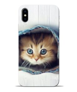 Cute Cat Apple iPhone X Mobile Cover