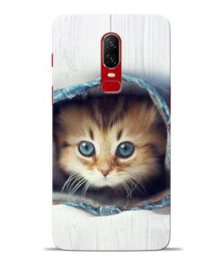 Cute Cat Oneplus 6 Mobile Cover