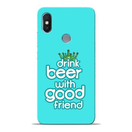 Drink Beer Xiaomi Redmi Y2 Mobile Cover