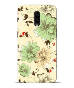 Floral Design Oneplus 6T Mobile Cover