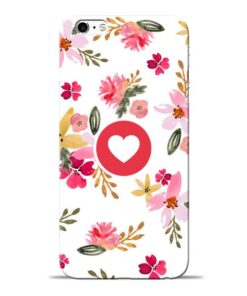 Floral Heart Apple iPhone 6 Mobile Cover
