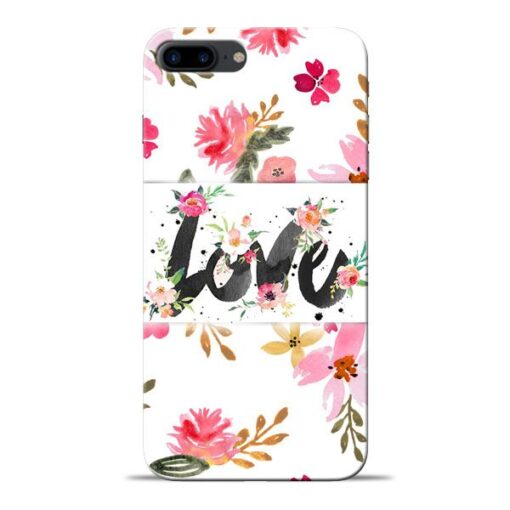 Flower Love Apple iPhone 8 Plus Mobile Cover
