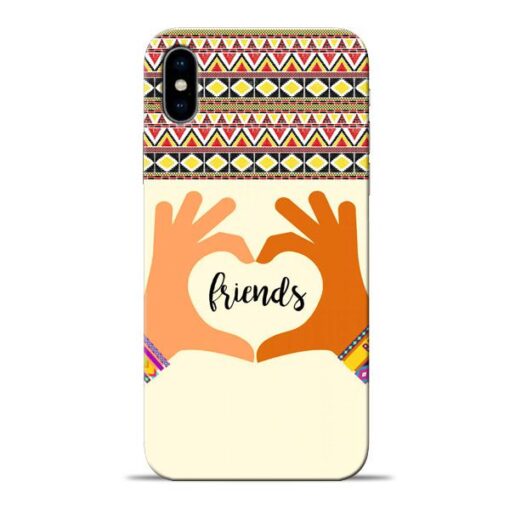 Friendship Apple iPhone X Mobile Cover