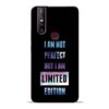 I Am Not Perfect Vivo V15 Mobile Cover