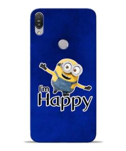 I am Happy Minion Asus Zenfone Max Pro M1 Mobile Cover