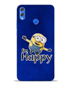 I am Happy Minion Honor 8X Mobile Cover