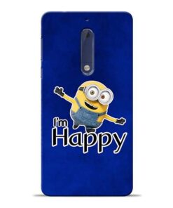 I am Happy Minion Nokia 5 Mobile Cover
