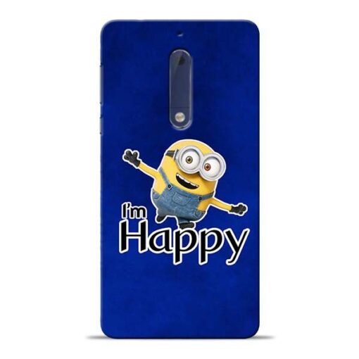 I am Happy Minion Nokia 5 Mobile Cover