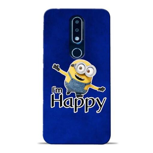 I am Happy Minion Nokia 6.1 Plus Mobile Cover