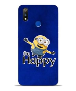 I am Happy Minion Oppo Realme 3 Pro Mobile Cover