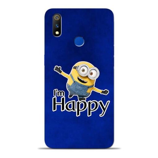 I am Happy Minion Oppo Realme 3 Pro Mobile Cover