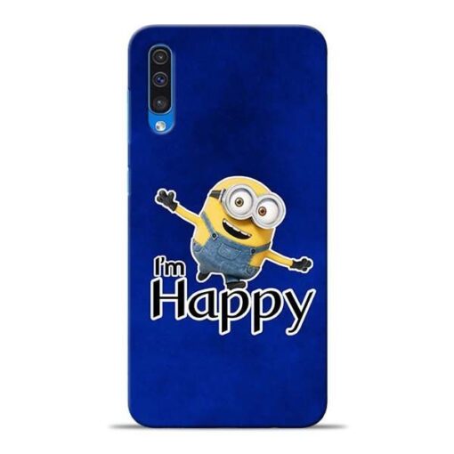 I am Happy Minion Samsung A50 Mobile Cover