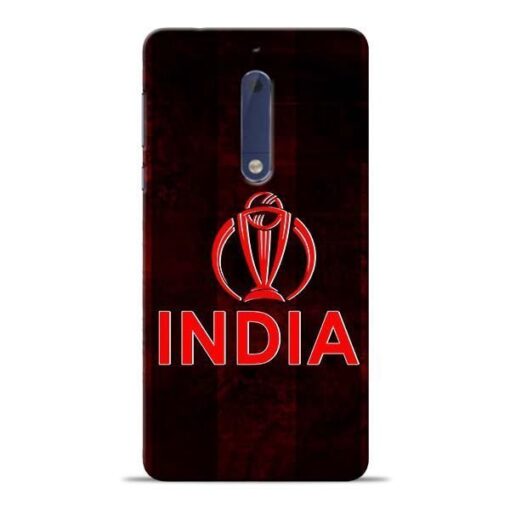 India Worldcup Nokia 5 Mobile Cover