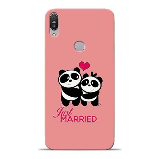 Just Married Asus Zenfone Max Pro M1 Mobile Cover
