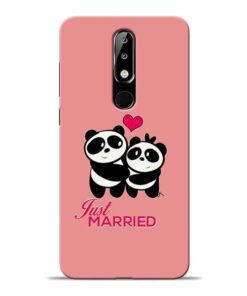Just Married Nokia 5.1 Plus Mobile Cover