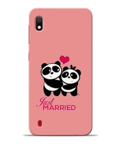 Just Married Samsung A10 Mobile Cover