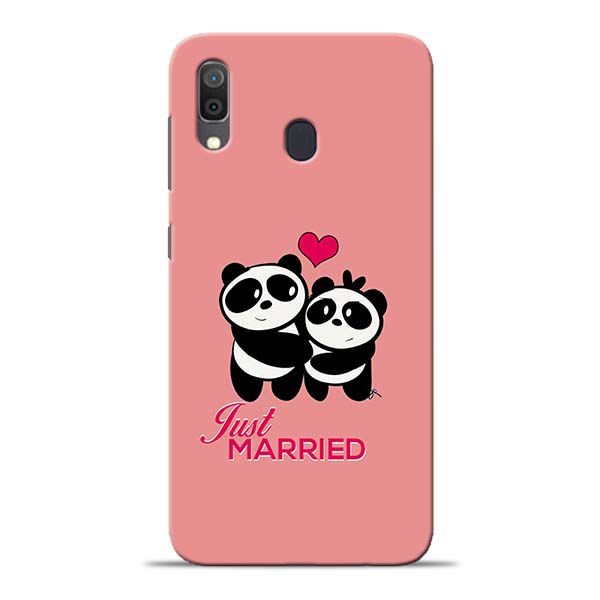 Just Married Samsung A30 Mobile Cover 1 Just Married Samsung A30 Mobile Cover