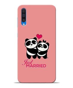 Just Married Samsung A50 Mobile Cover
