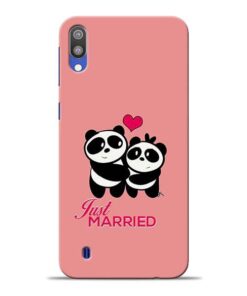 Just Married Samsung M10 Mobile Cover