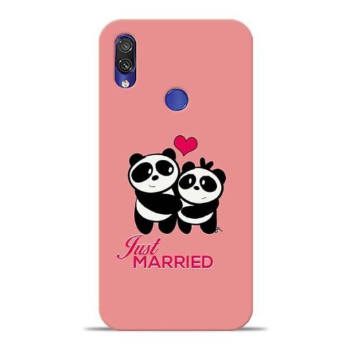 Just Married Xiaomi Redmi Note 7 Mobile Cover