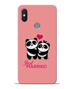 Just Married Xiaomi Redmi Y2 Mobile Cover