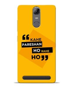 Kahe Pareshan Lenovo K5 Note Mobile Cover