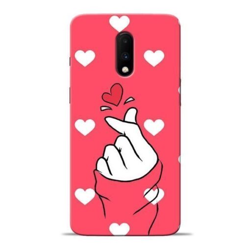 Little Heart Oneplus 7 Mobile Cover
