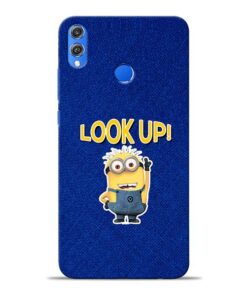 Look Up Minion Honor 8X Mobile Cover