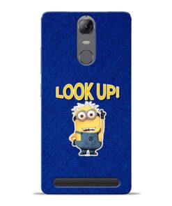 Look Up Minion Lenovo K5 Note Mobile Cover
