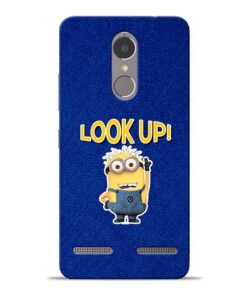 Look Up Minion Lenovo K6 Power Mobile Cover
