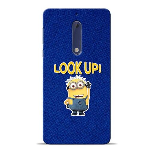 Look Up Minion Nokia 5 Mobile Cover