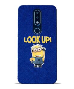 Look Up Minion Nokia 6.1 Plus Mobile Cover