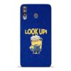Look Up Minion Samsung M30 Mobile Cover