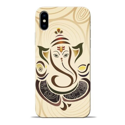 Lord Ganesha Apple iPhone X Mobile Cover