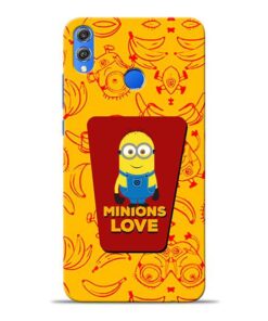 Minions Love Honor 8X Mobile Cover