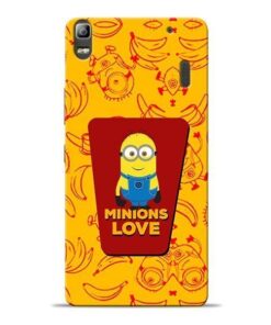 Minions Love Lenovo K3 Note Mobile Cover