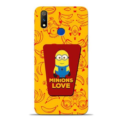 Minions Love Oppo Realme 3 Pro Mobile Cover