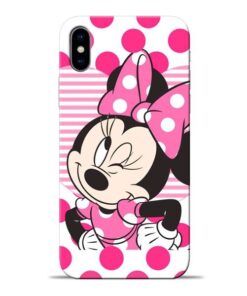 Minnie Mouse Apple iPhone X Mobile Cover