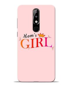 Mom Girl Nokia 5.1 Plus Mobile Cover