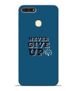 Never Give Up Honor 7A Mobile Cover