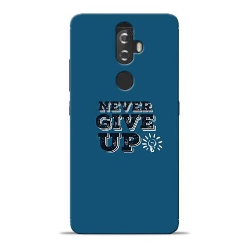 Never Give Up Lenovo K8 Plus Mobile Cover